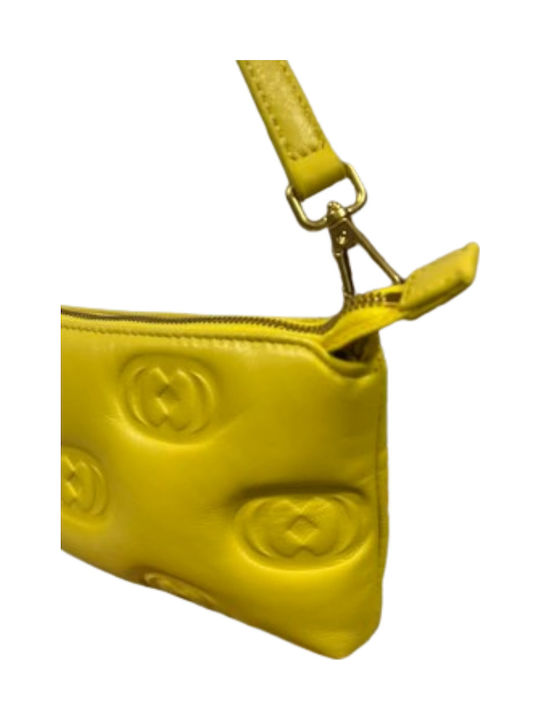 Leather Women's Bag Shoulder Yellow