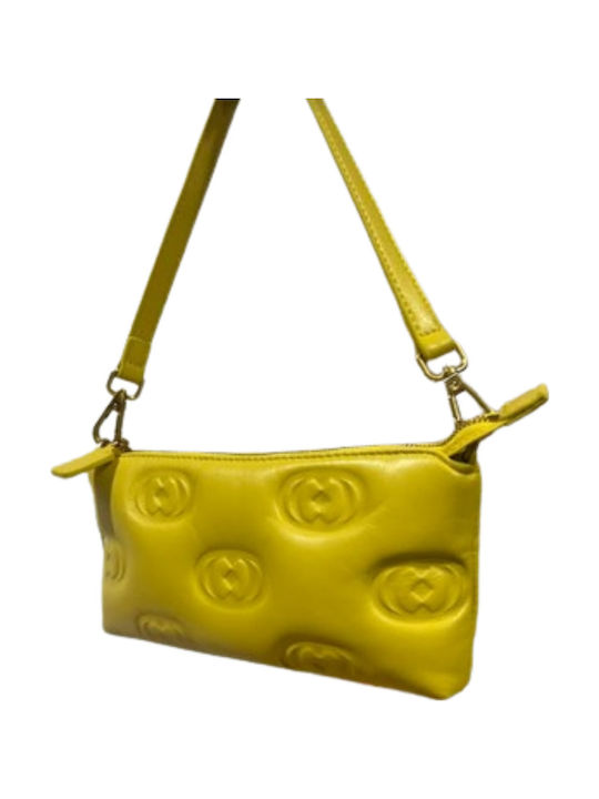 Leather Women's Bag Shoulder Yellow