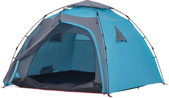 vidaXL Αυτόματη Σκηνή Camping Igloo Μπλε για 4 Άτομα 326x260x175εκ.