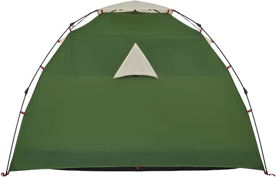 vidaXL Automatisch Campingzelt Iglu Grün für 4 Personen 326x260x175cm