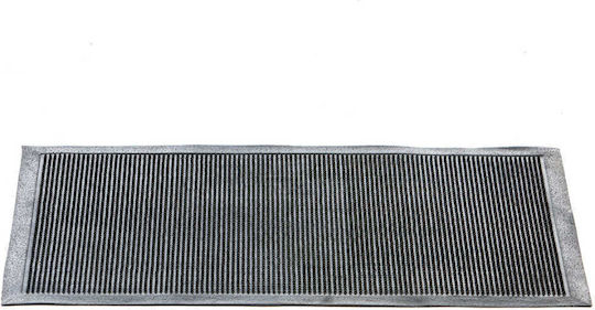 Doormat Entrance Rubber Black 75x45cm Black