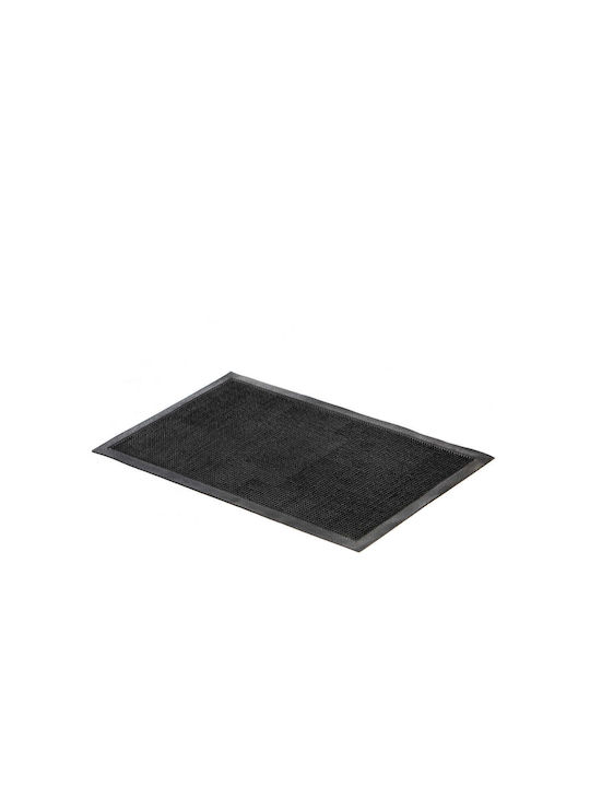Fußmatte aus Gummi Schwarz 75x45cm