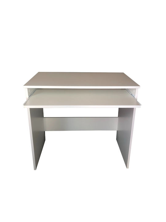 Birou Ivett Din Lemn Alb 80x48x73 cm