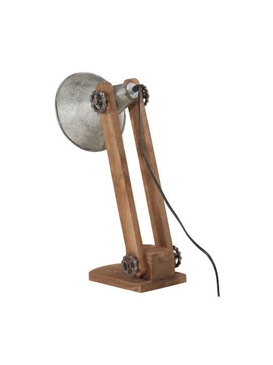 vidaXL Office Lamp for Socket E27 in Silver Color