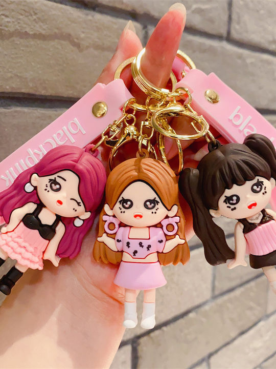 Figoura Handmade Keychain Pink