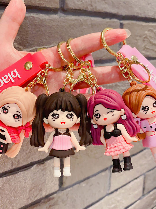 Figoura Handmade Keychain Pink