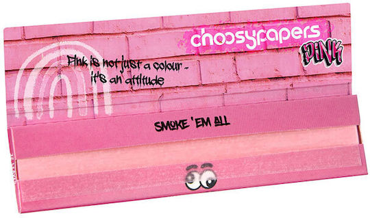 Choosypapers King Size Slim 32er-Packung Pink Graffiti Zigarettenpapiere