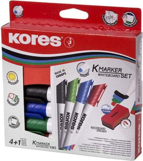 Kores Marker + Magnetická Houbička''' 4Stück