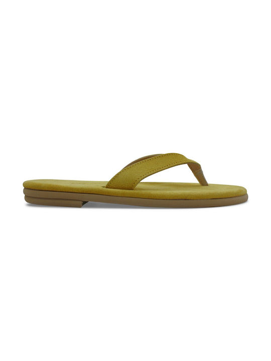 FB house Frauen Flip Flops in Gelb Farbe