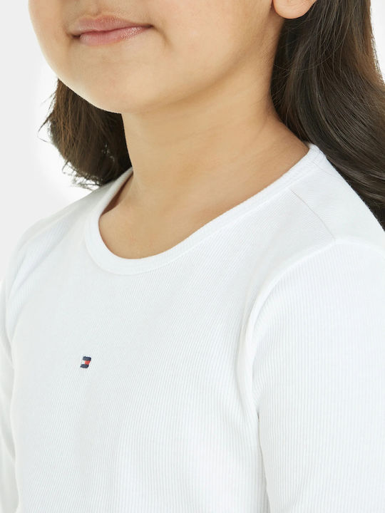 Kids' Shirt Long Sleeve White Essential