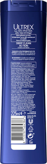 Ultrex Deep Clean Action Σαμπουάν κατά της Πιτυρίδας για Όλους τους Τύπους Μαλλιών 225ml