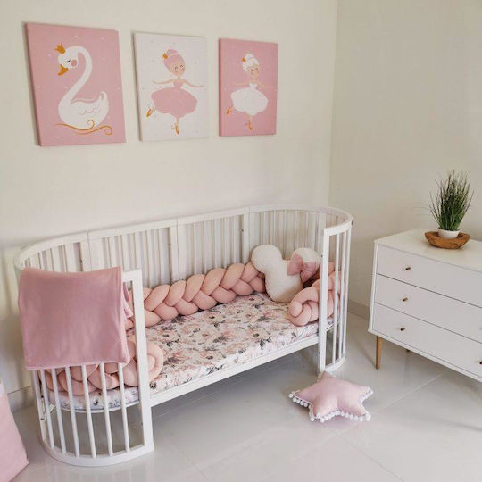 Saltea rotundă medie Ingvart 40% fibră de cocos 60% latex