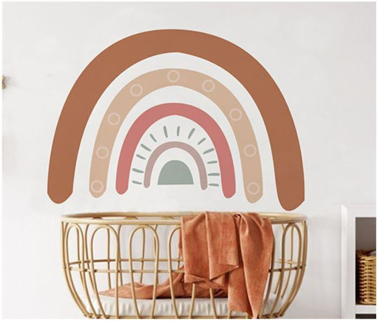 Babyloon Kinder Wandsticker Wand Brown Sun