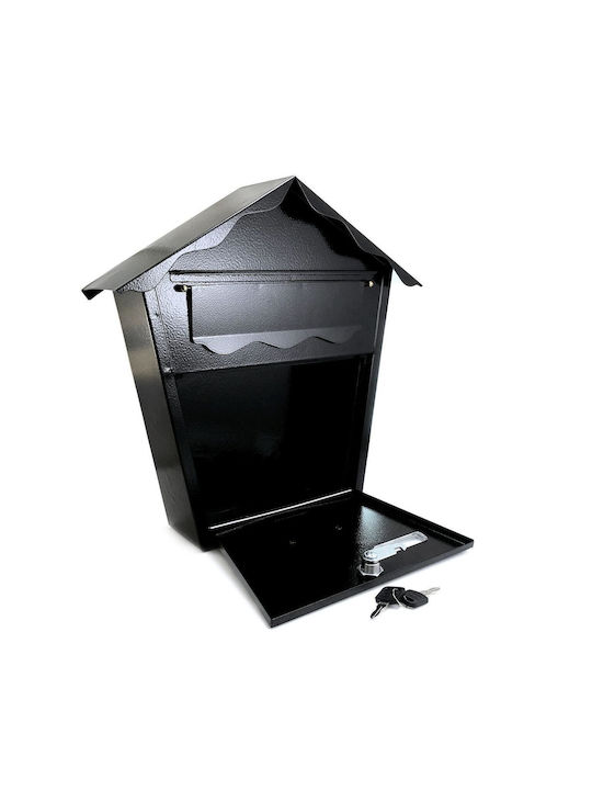 Strend Pro Cutie Poștală pentru Exterior Inox în Culoarea Negru 37x10x37cm Strend Pro Cutie Poștală pentru Exterior Inox în Culoarea Negru 37x10x37cm