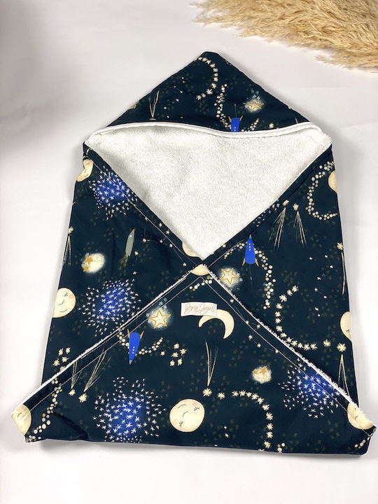 Velvet White Kapuzen Night Sky