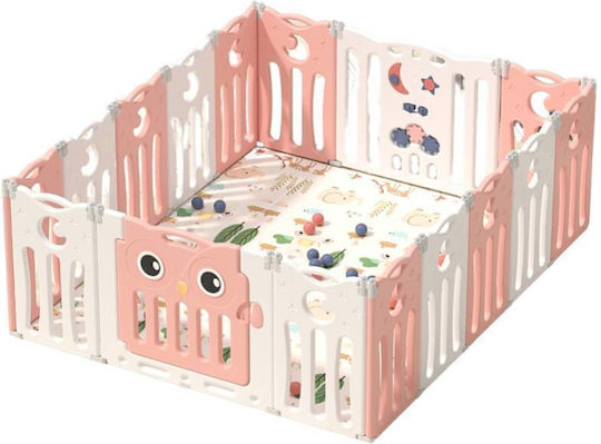 Kidstoys Jucărie Gard de Plastic pentru Loc de Joacă Bufniță Roz Mty05-pn