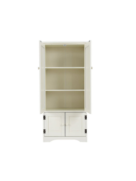 Στήλη Κουζίνας Λευκό 59x31x123εκ.