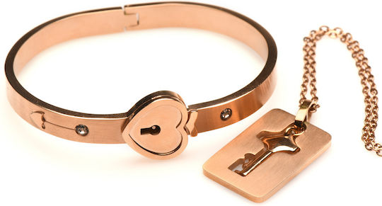 XR Locking Bracelet Κολάρο σε Χρυσό Χρώμα