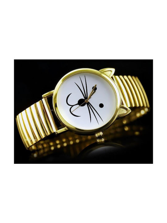 Inny Watch with Gold Metal Bracelet