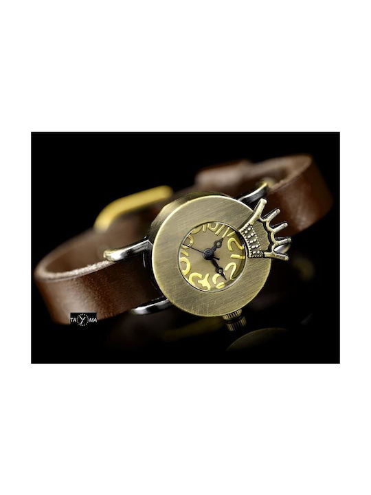 Inny Watch with Brown Leather Strap