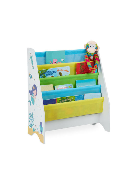 Boden Bücherregal Holz Mehrfarbig 61x29x74cm