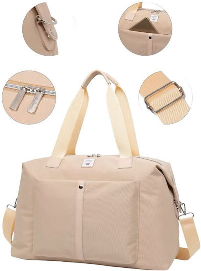 Queen Mother Shoulder/Hand Diaper Bag Beige 48x24x30cm.