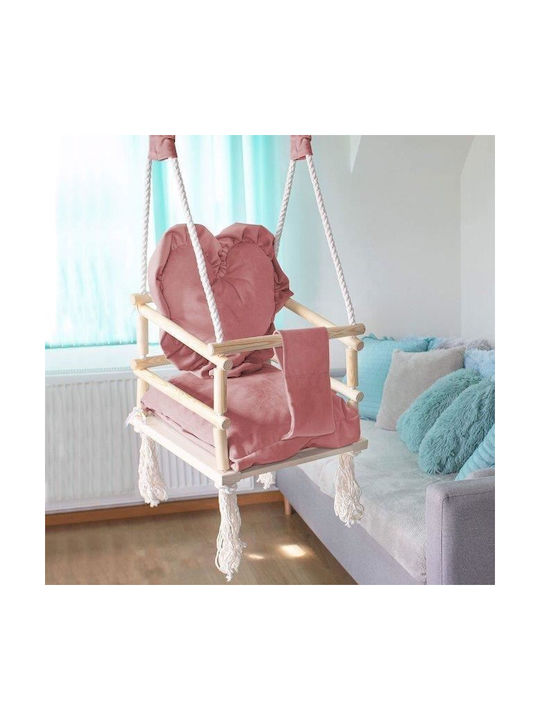 Springos Indoor-Schaukel 1Stück Rosa