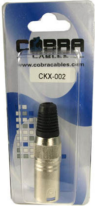 Cobra Xlr Connector Male 3 Pin Xlr Αρσενικό Βύσμα Ckx-002