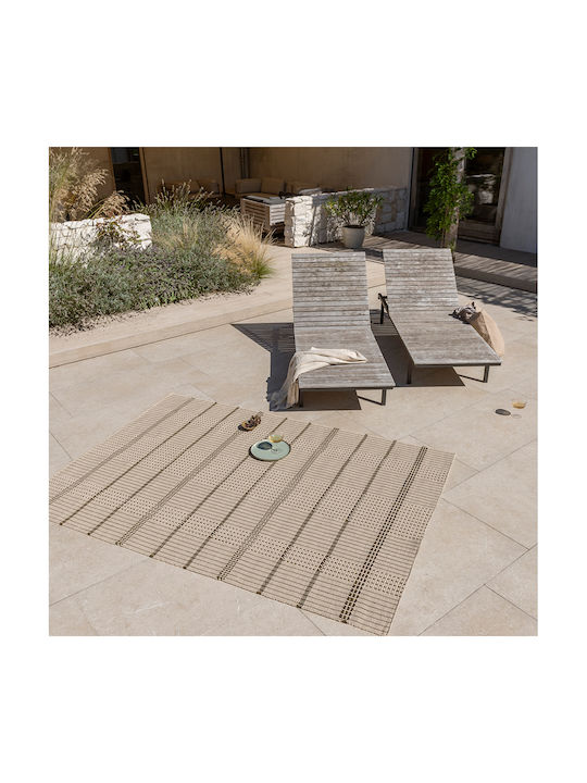 Brink & Campman Zona Stitch Lucrat manual Covor De exterior Rectangular Olive