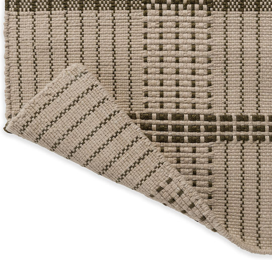 Brink & Campman Zona Stitch Lucrat manual Covor De exterior Rectangular Olive