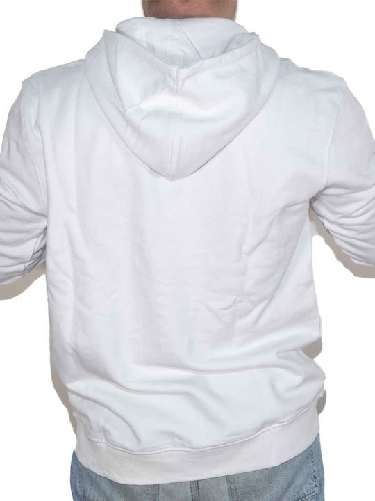 Hooded White Sweatshirt