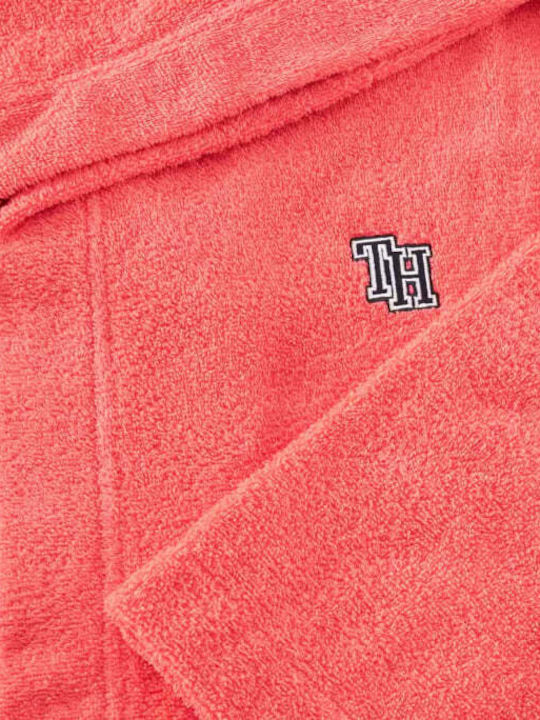 Tommy Hilfiger Initial Halat de baie cu Glugă Roz