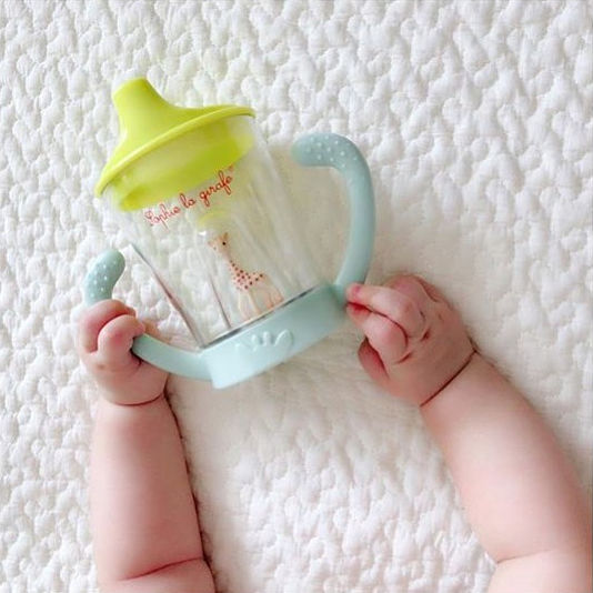 Sophie La Girafe Baby & Toddler Cups made of Plastic 1pcs 180ml for 6m+m+