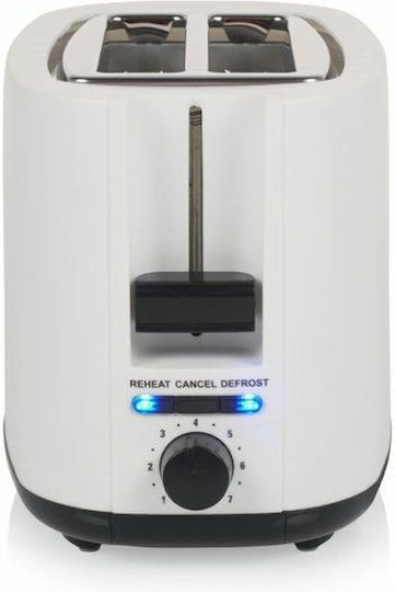 Tristar Prăjitor de pâine 2 sloturi 750W Alb