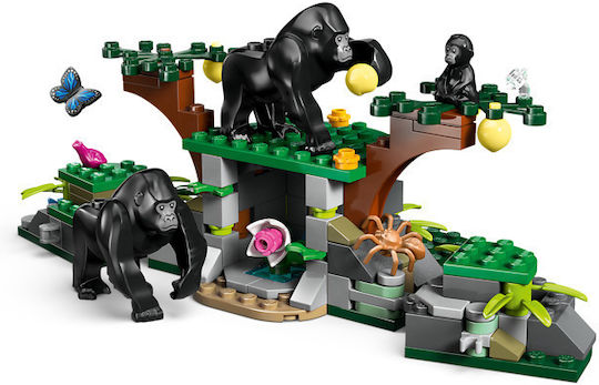 LEGO City Jungle Explorer Helicopter at Base Camp for 8+ Years 881 Pieces