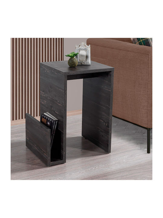 Masă Laterală Rectangulară Regnar Din Lemn Rebab L43,1xL33,5xÎ52cm