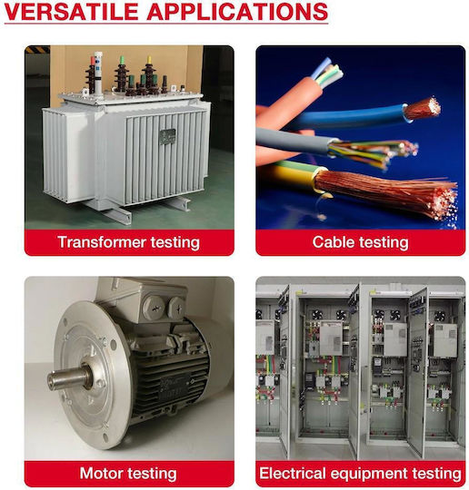 Habotest HT5205 Tester Digital de Izolație 2500V
