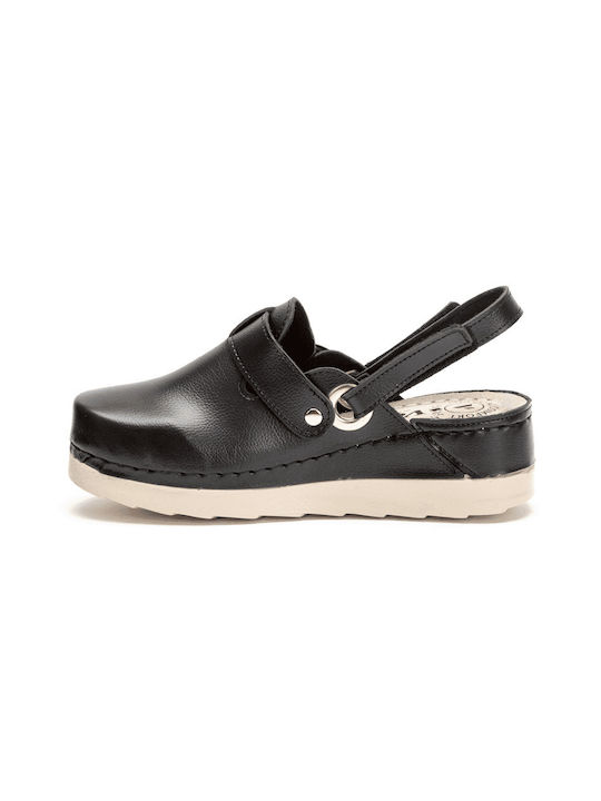 Vesna Anatomic Clogs Black