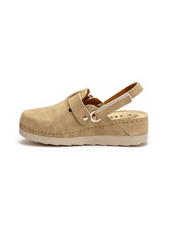 Vesna Anatomic Clogs Beige