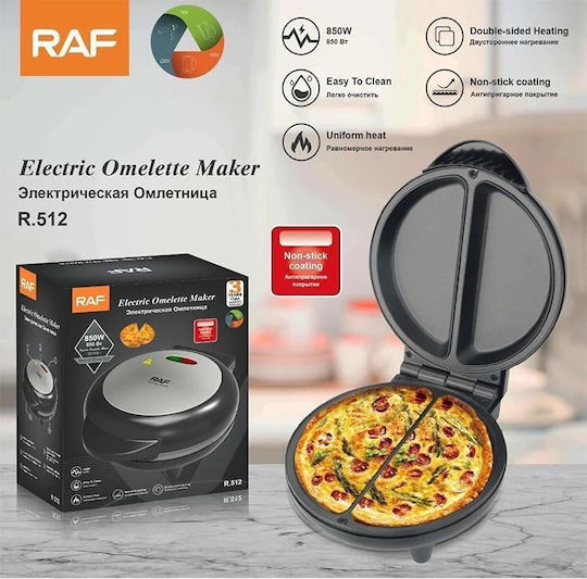 Raf R.512 Electric Omelette Maker 850W Blue