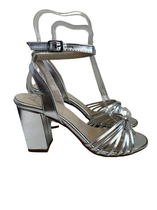 Sandalen Silber