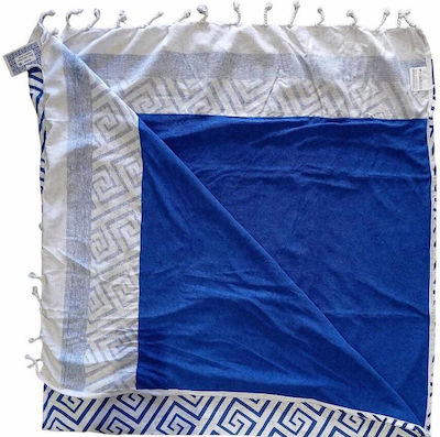 Karisma 610438 Beach Towel 90×180 White Blue Blue