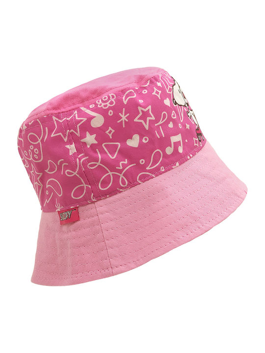 Gift-Me Kids' Hat Bucket Fabric Pink