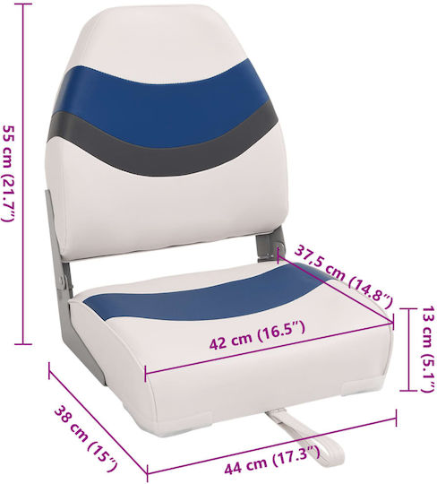vidaXL Boat Seat
