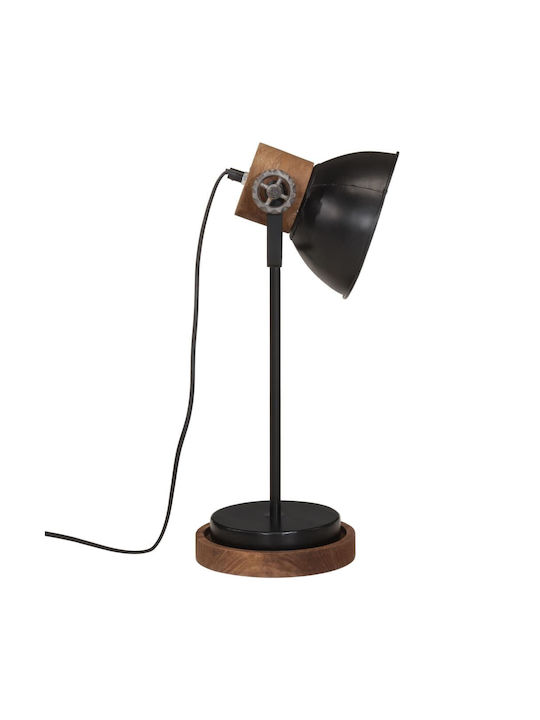 vidaXL Office Lamp for Socket E27 in Black Color