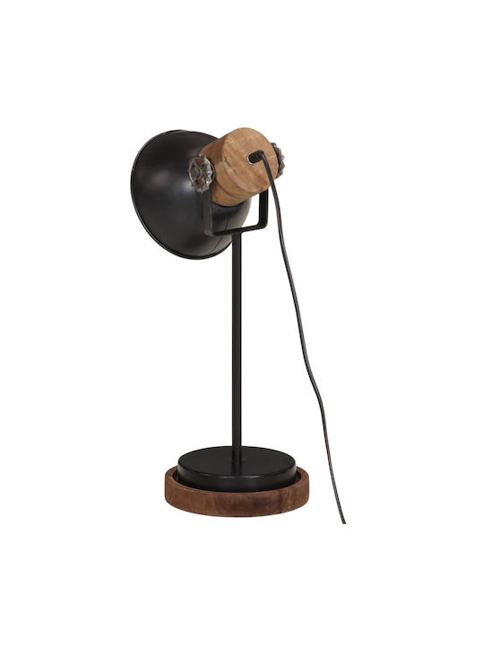 vidaXL Office Lamp for Socket E27 in Black Color