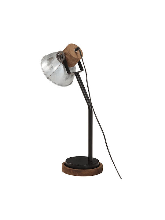 vidaXL Office Lamp for Socket E27 in Silver Color