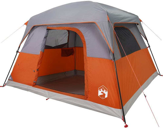 vidaXL Cort de Camping Portocaliu pentru 4 Persoane