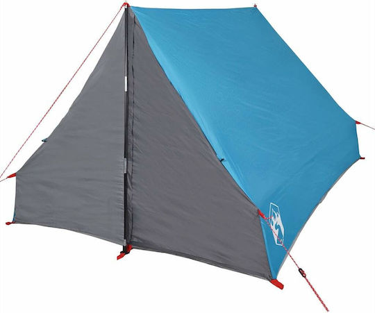 vidaXL Camping Tent Blue for 2 People 210x150x120cm