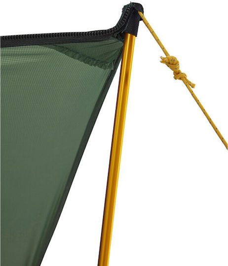 Nordisk Nordisk Tunnel Camping Tent Green with Double Cloth 3 Seasons for 2 People 41x12cm